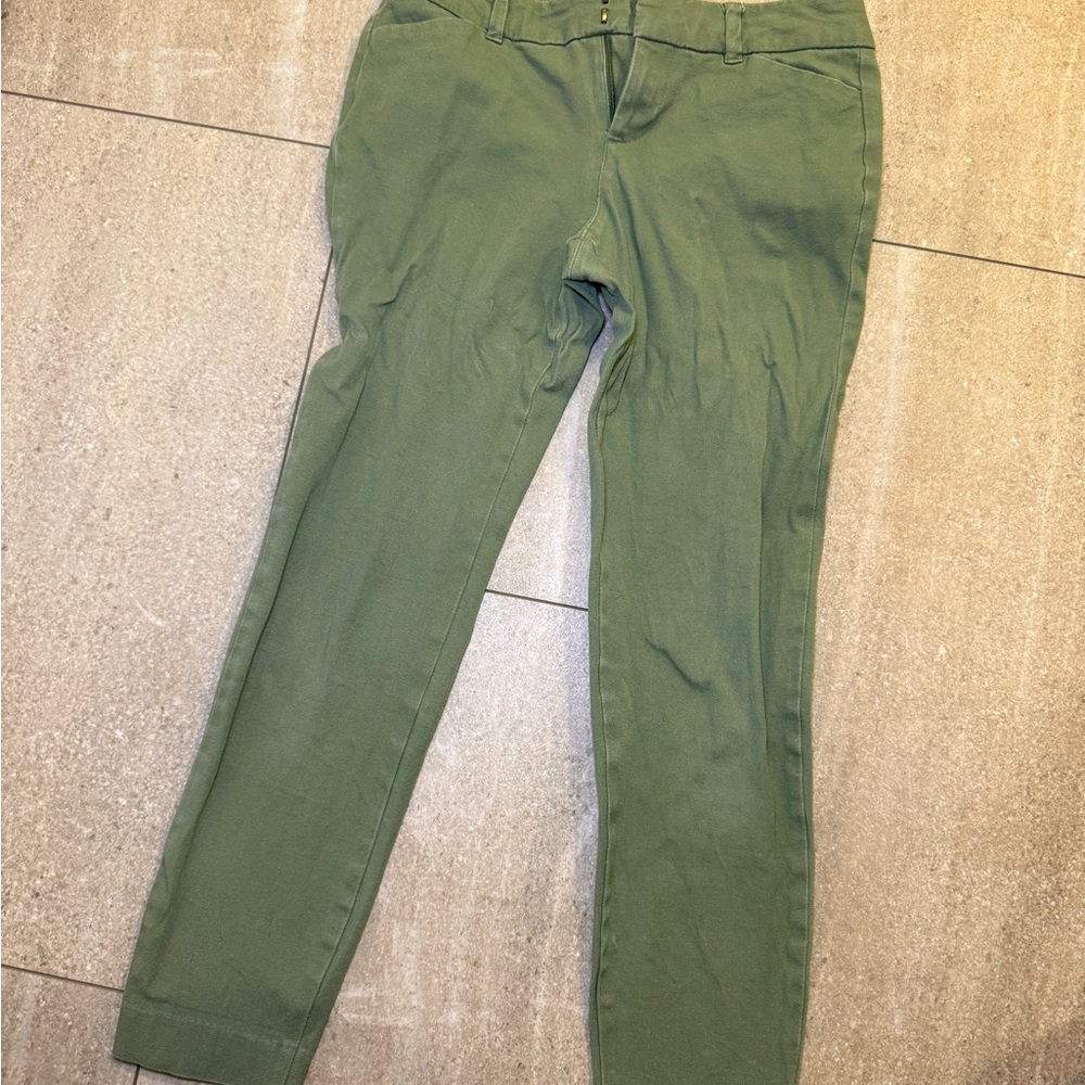 Old Navy Olive Straight Leg Pants